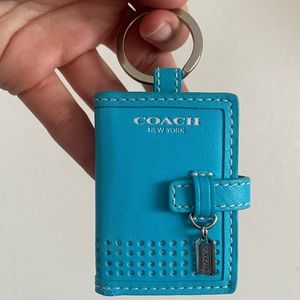 Authentic Coach photo keychain